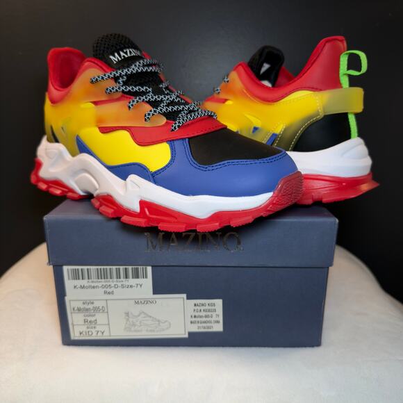 mazino Other - Mazino Molten Multi-Color Sneaker | K-Molten-005-D | Youth 7Y